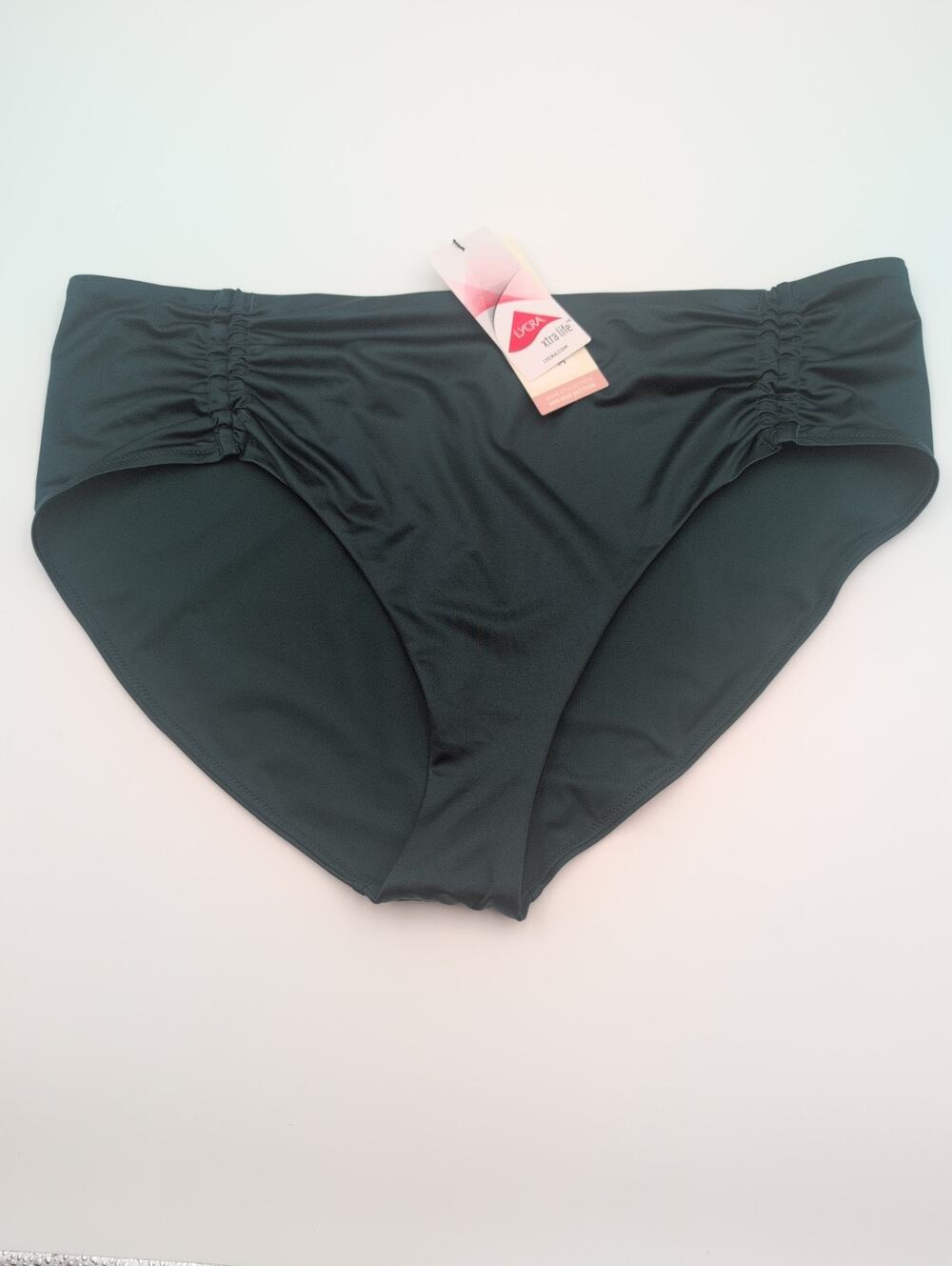 CALIA Women's ADJUSTABLE TIE FRONT Swim Bottoms Sea Green Size XXL NEW NWT
